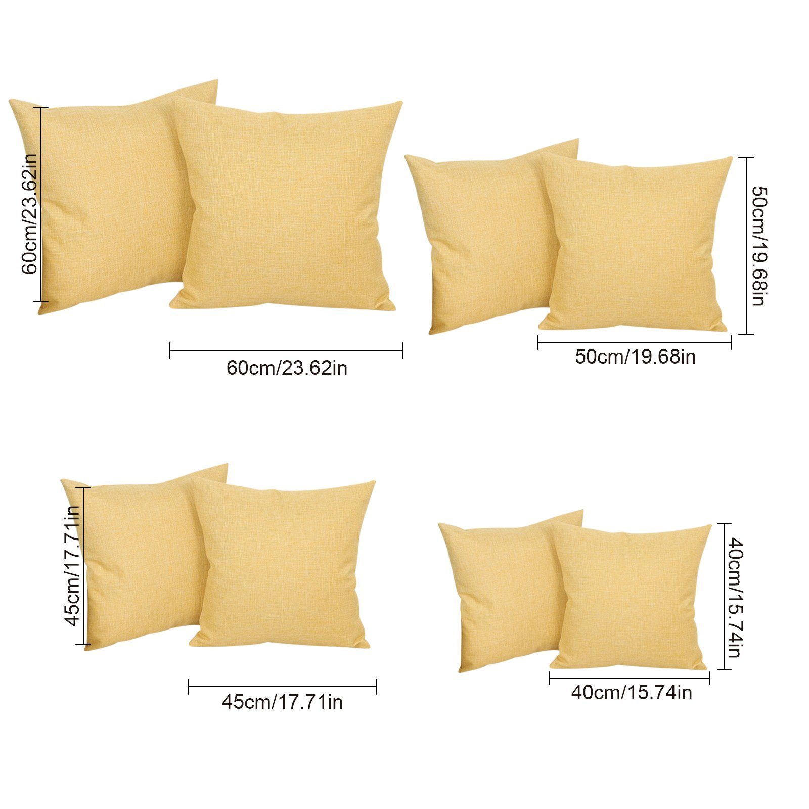 OKWISH Kissenbezüge 2er Dekokissen Bezug Set günstig online kaufen