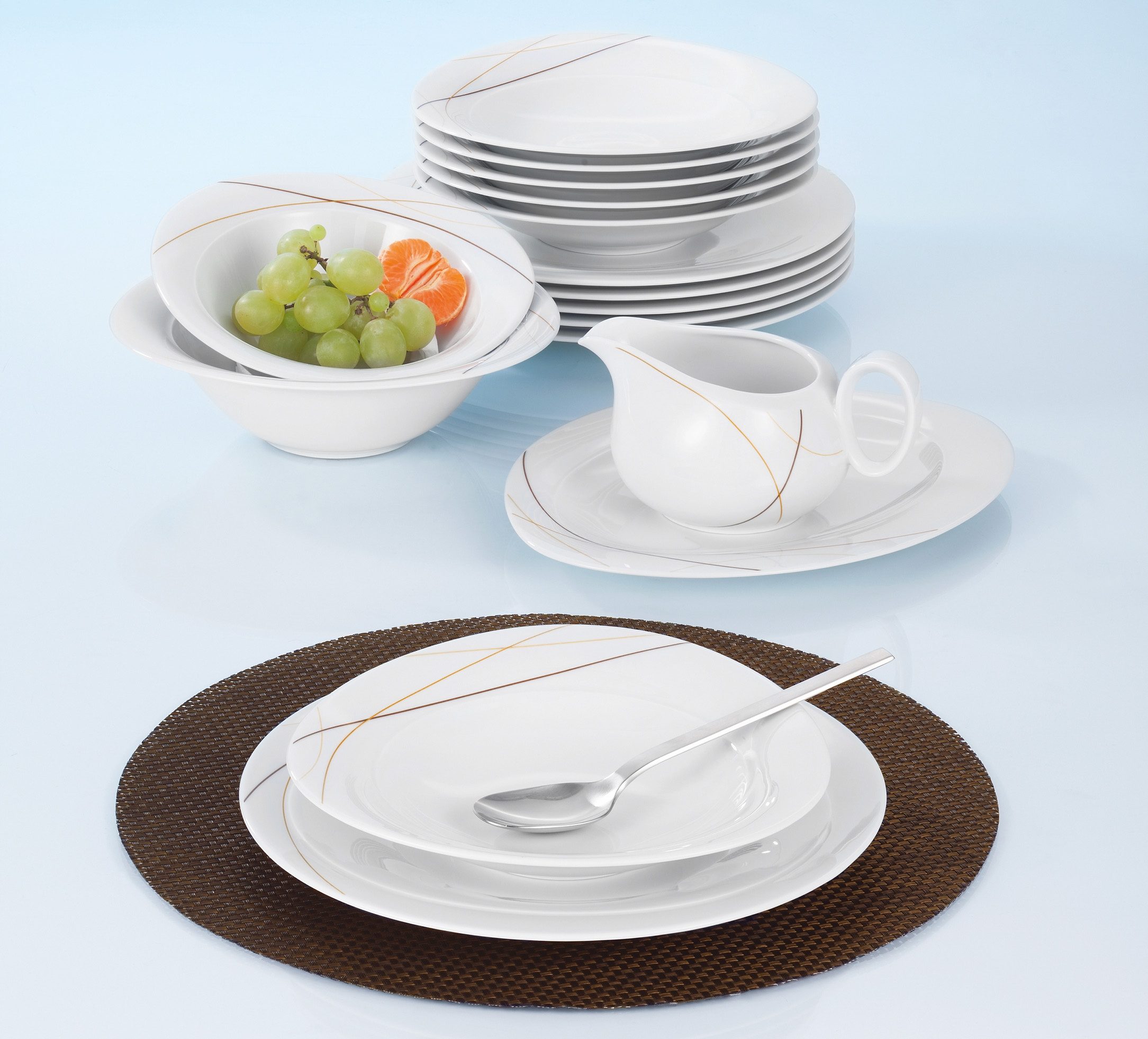 Seltmann Weiden Tafelservice »Trio Joy« (16-tlg), Porzellan, Spülmaschinengeeignet online kaufen ...