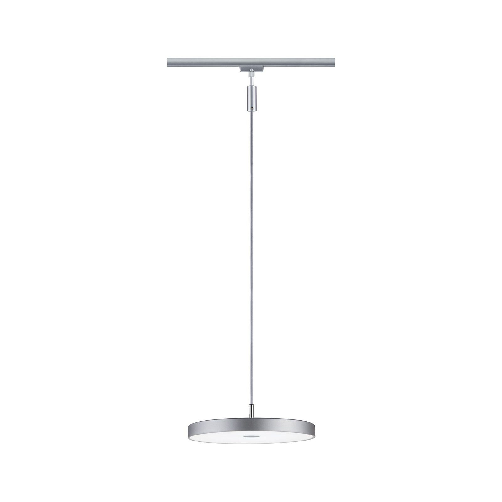 Paulmann Schienensystem-Leuchten URail Pendel Hildor 850lm 15W 4000K 230V Chrom matt, LED fest integriert, Neutralweiß, 3-Step-Dimmbar