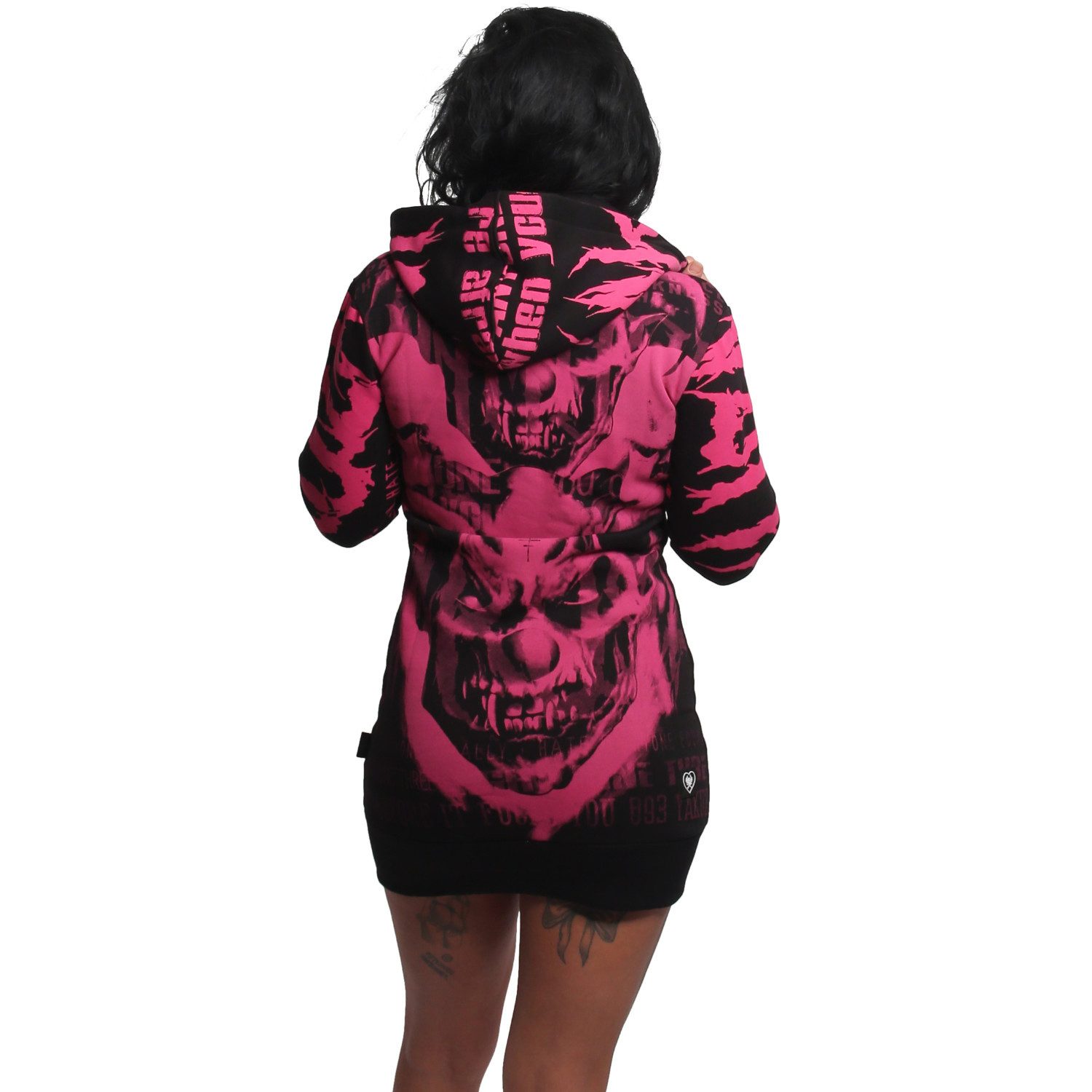 YAKUZA Kapuzensweatjacke Crashed Skull mit lässigen, günstig online kaufen