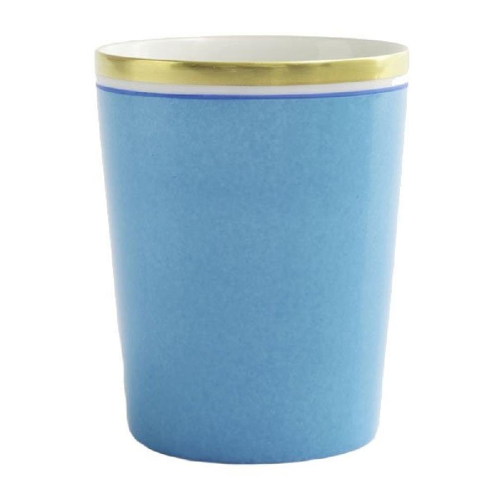 Tasse Becher Colour Blau Gold