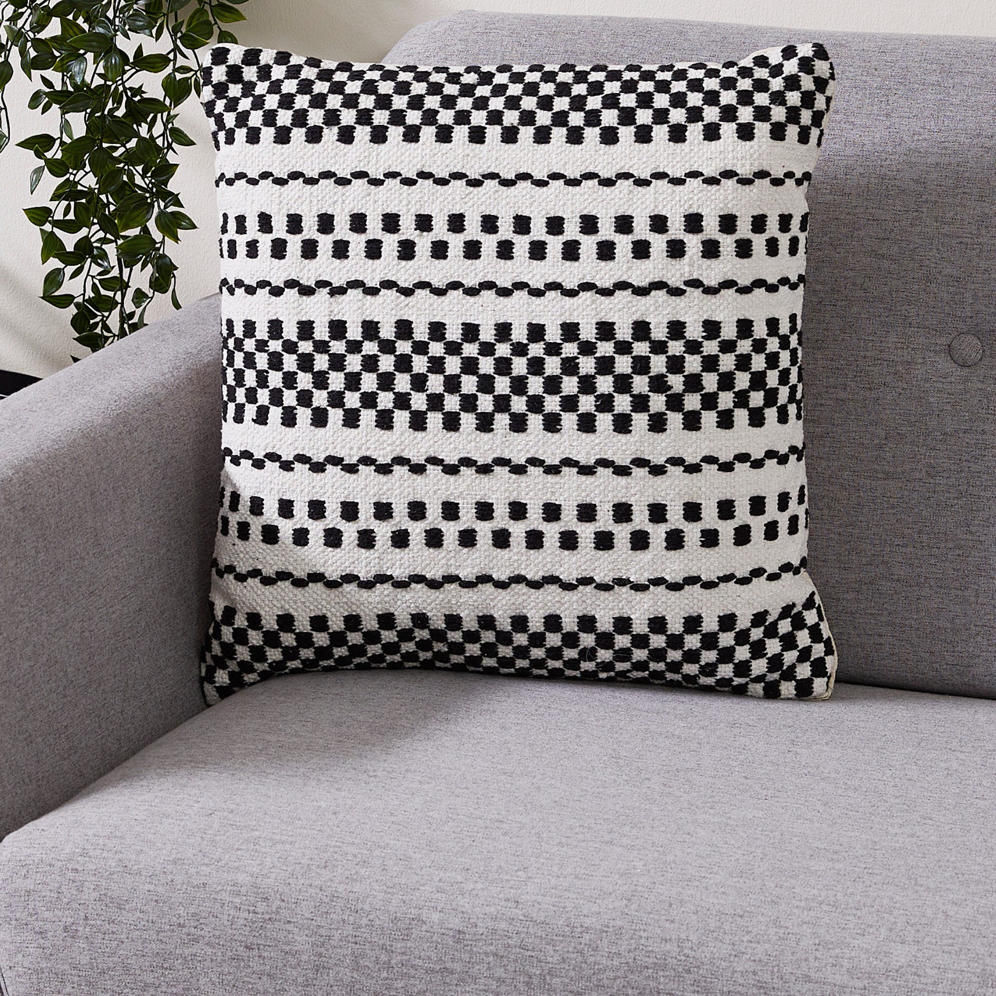 Andiamo Dekokissen Malena, Ethnomuster, Sofakissen, Kissenhülle mit Füllung, eckig, 45x45 cm