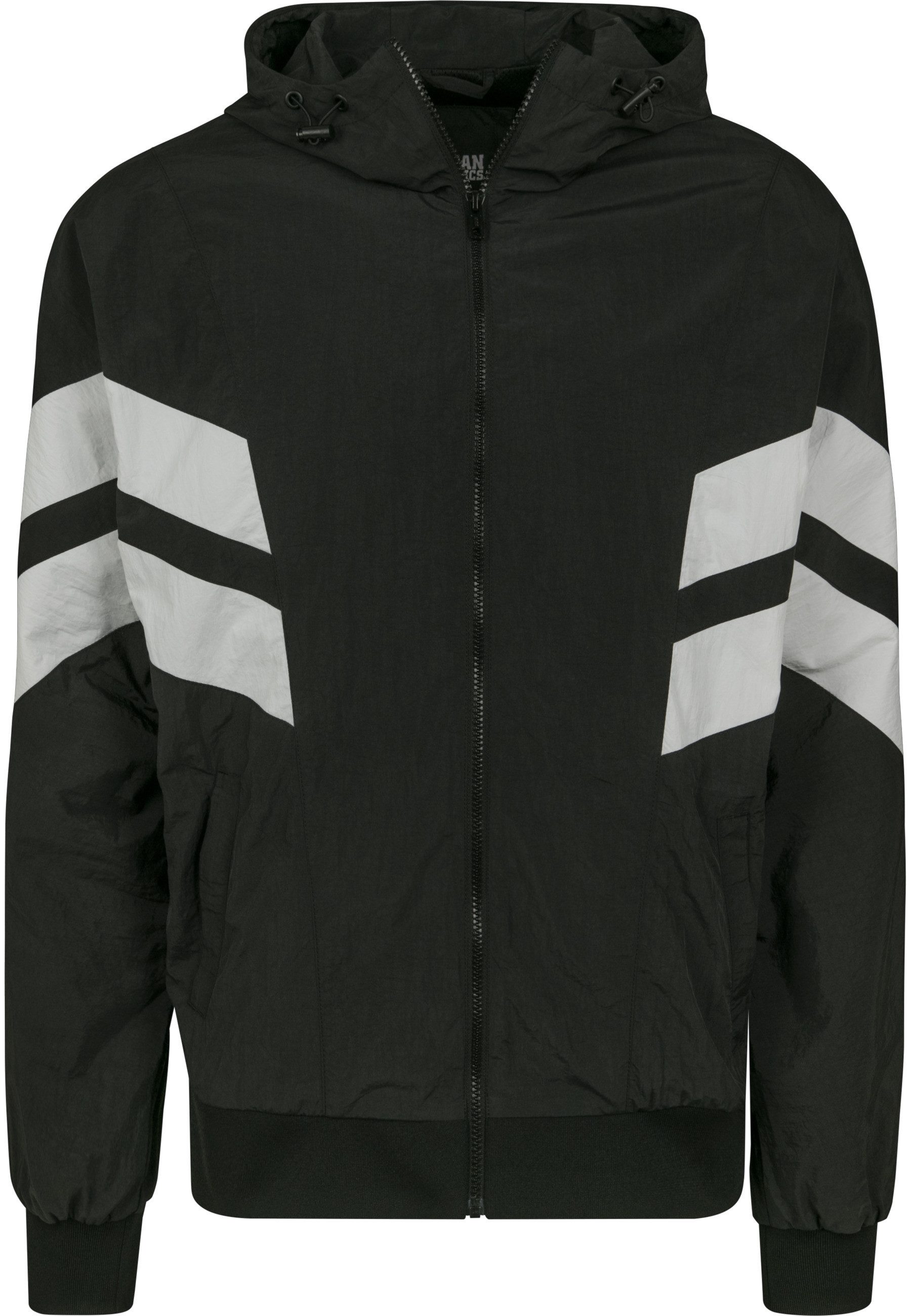 URBAN CLASSICS Allwetterjacke Urban Classics Herren Crinkle Panel Track Jacket (1-St)
