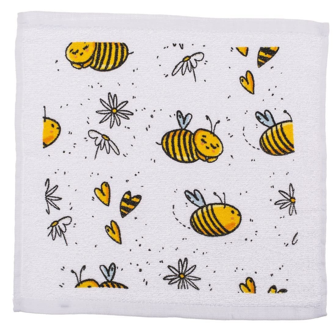 Bada Bing Handtuch Set Magisches Bienen Handtuch Zauberhandtuch Biene, Baumwolle (Honigbiene, 4-St), Komprimiert