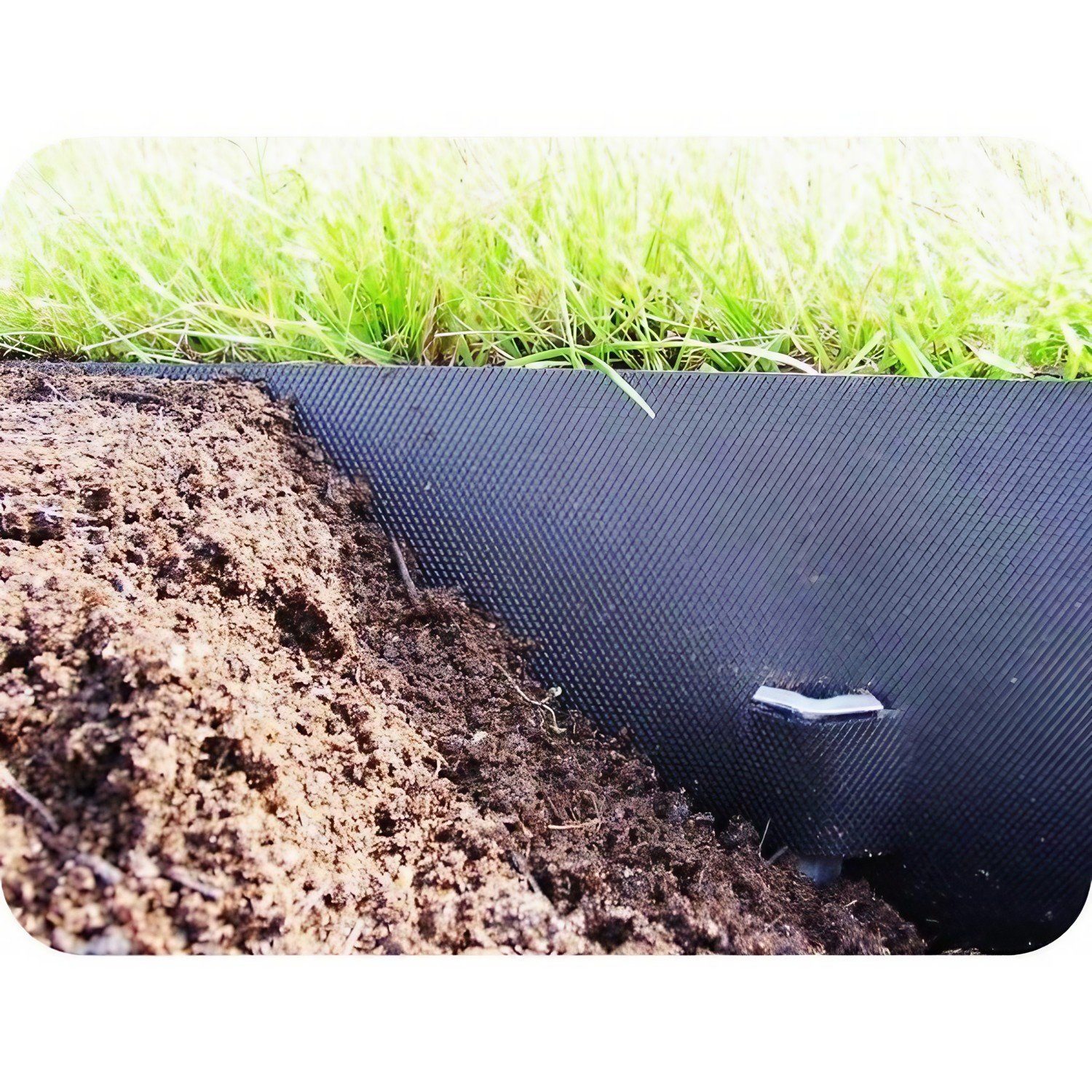 Green-split Bodenanker Erdanker für Rasenkante Rasenkantenband 25 x 3cm Bodenanker
