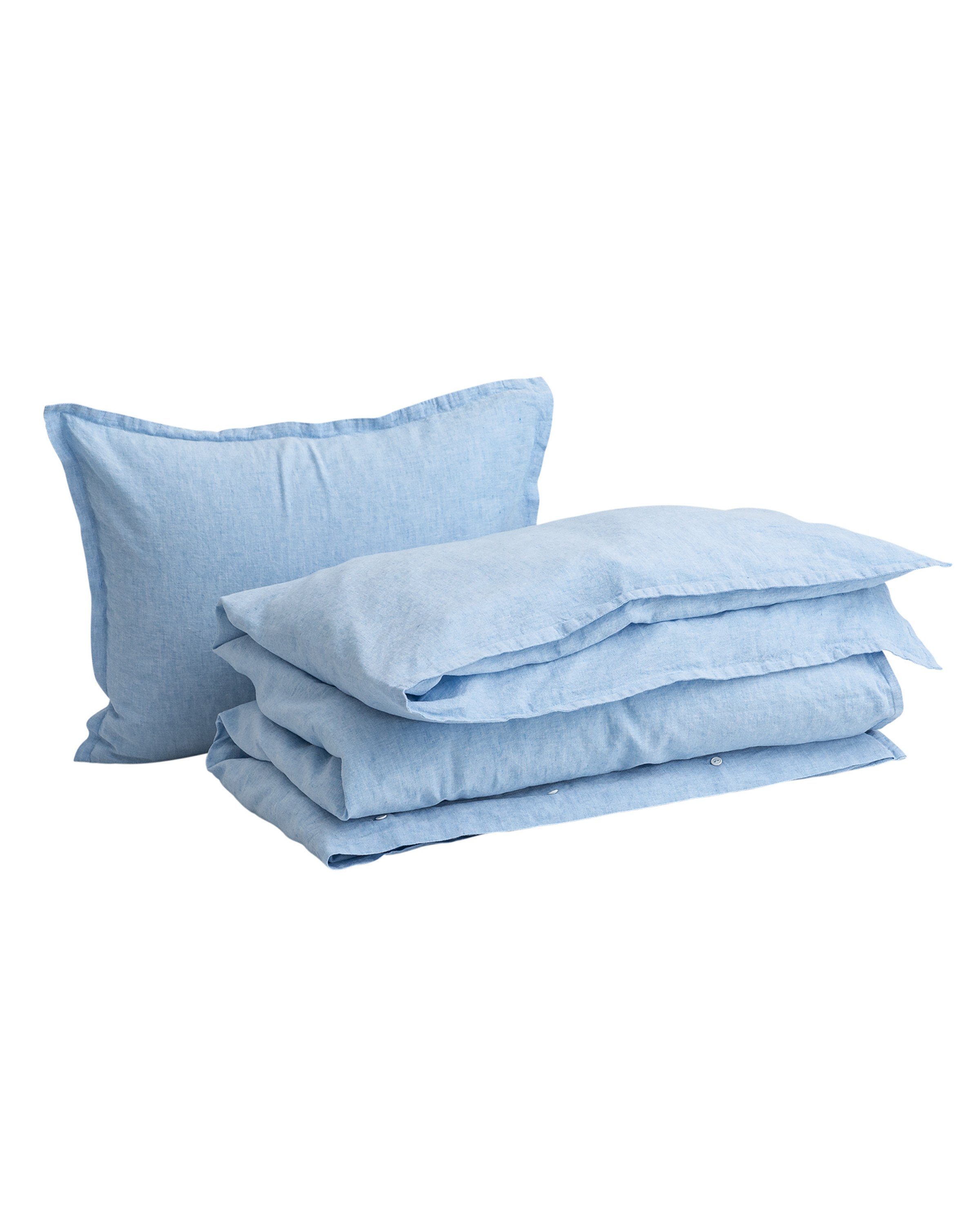 Bettwäsche »GANT Halbleinen Bettwäsche (Bettdecken- und Kissenbezug separat  erhältlich) COTTON LINEN, in verschiedenen Größen, Azure blue«, Gant,  quadratisch online kaufen | OTTO