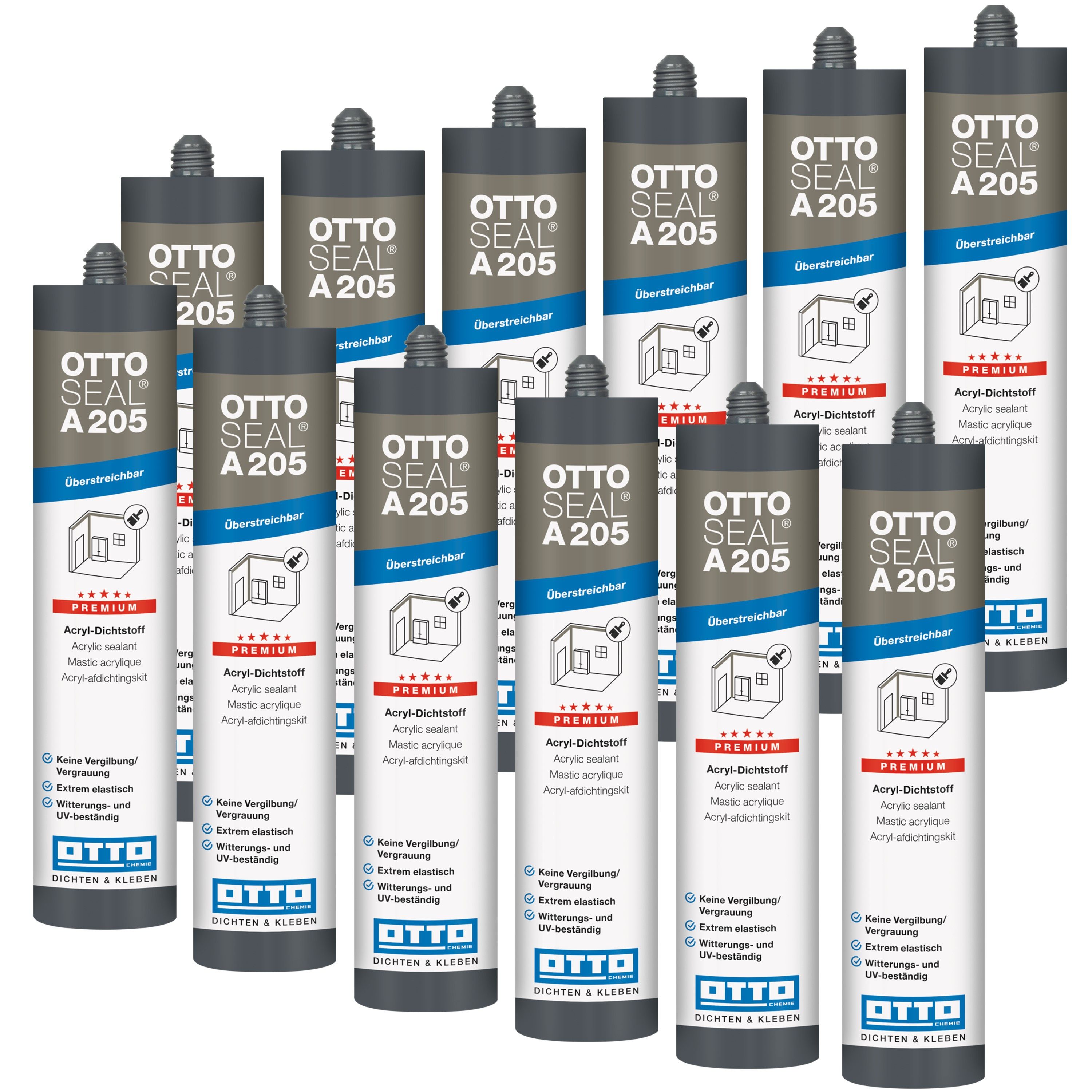 OTTO-Chemie Maleracryl OTTOSEAL A205 Premium-Acryl-Dichtstoff C01 weiß, geb günstig online kaufen
