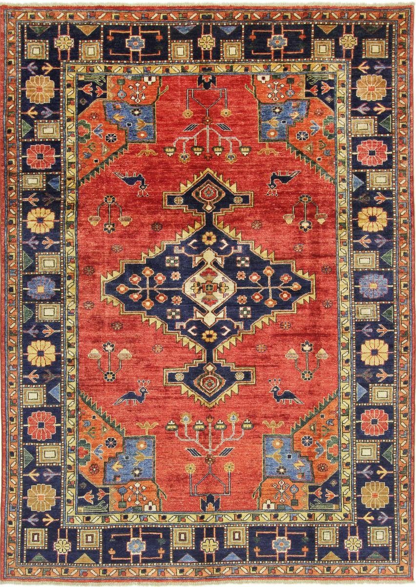Orientteppich Afghan Ersari 184x259 Handgeknüpfter Nain rechteckig, Höhe: Orientteppich, Trading, mm 6