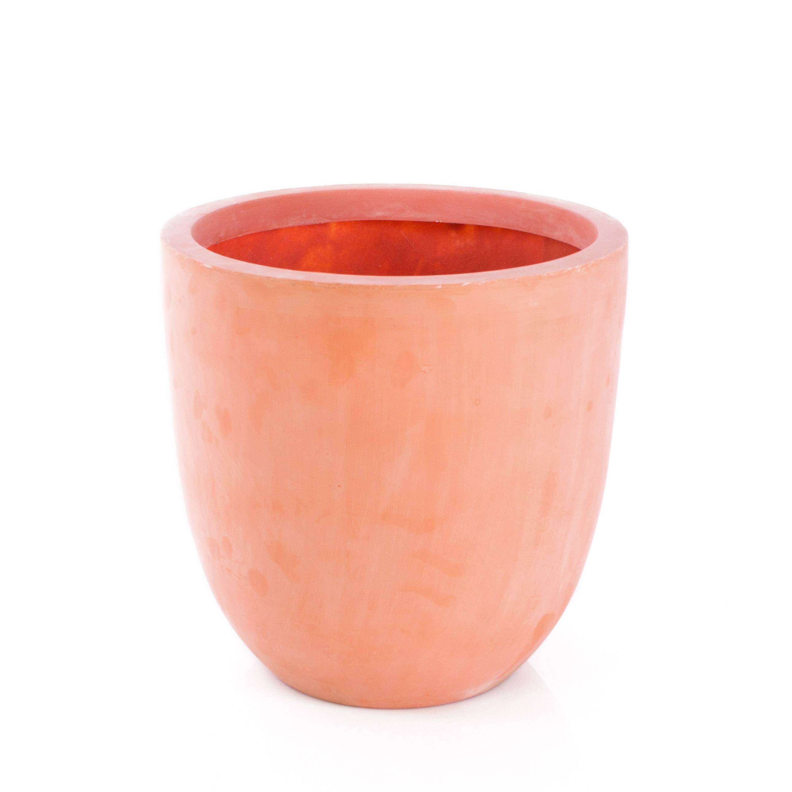 INNA-Glas Blumentopf AINA, crossdoor, Terracotta, 40cm, Ø40cm