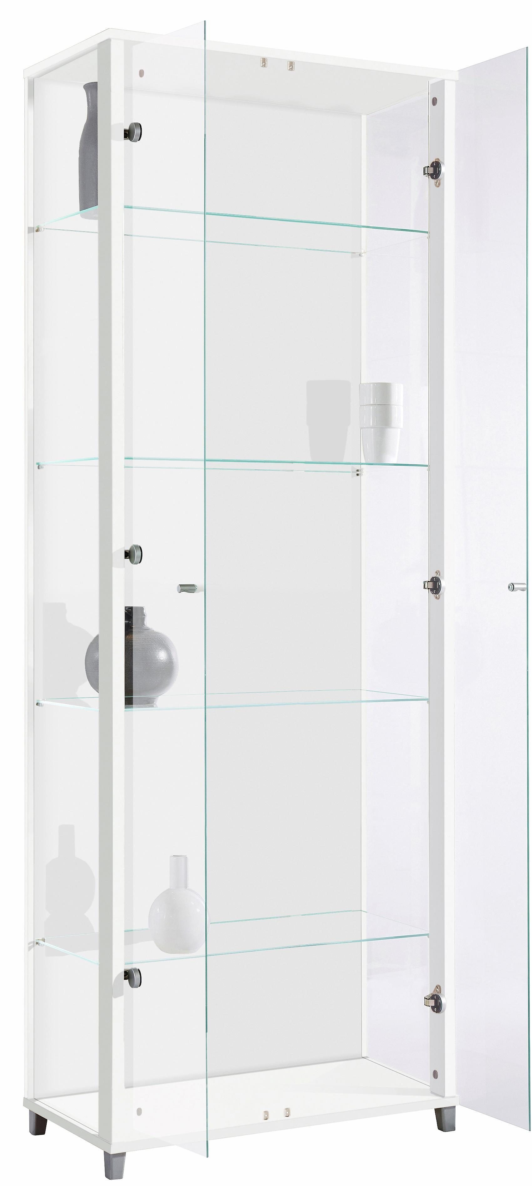 fif möbel Vitrine OPTIMA Standvitrine, Vitrinenschrank, Glasvitrine, Sammlervitrine