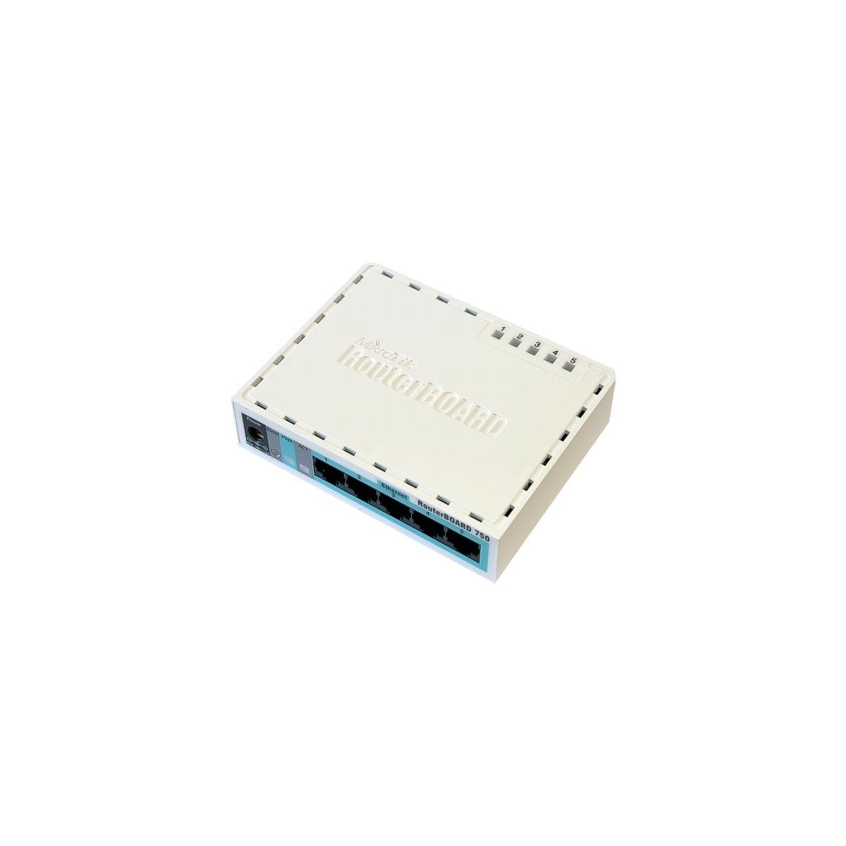 MikroTik RB750R2 - RouterBOARD hEX lite, 850 MHz, 64 MB RAM Netzwerk-Switch