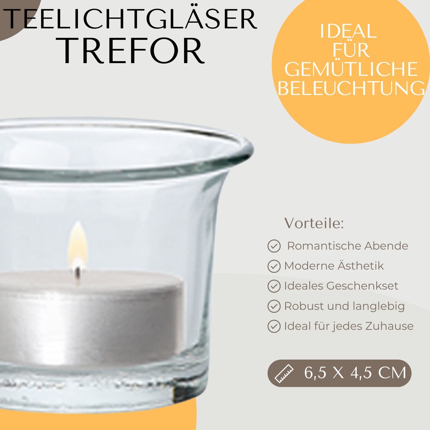 Marrakesch Orient & Mediterran Interior Teelichthalter 6er Set Teelichtgläs günstig online kaufen