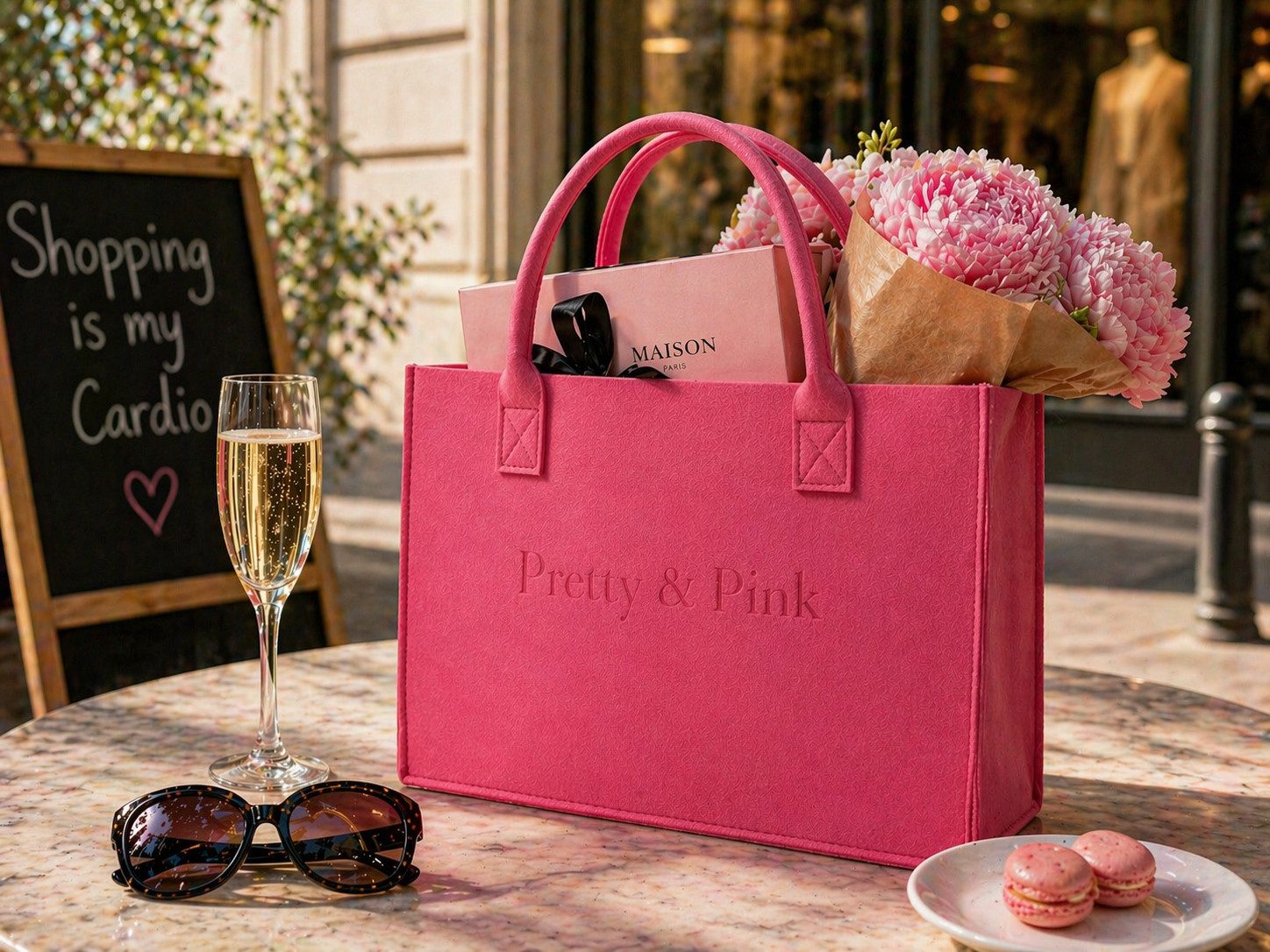 heimtexland Einkaufsshopper Universal Filztasche Einkaufstasche Filz Shopper, 24 l, Henkel Tragetasche - strapazierfähig langlebig praktisch