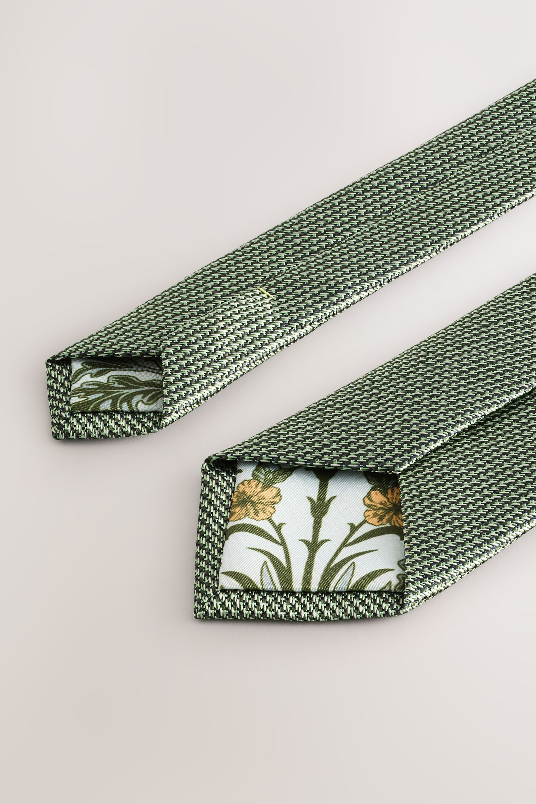 Next Krawatte Krawatte und Einstecktuch mit floralem Print (3-St) günstig online kaufen