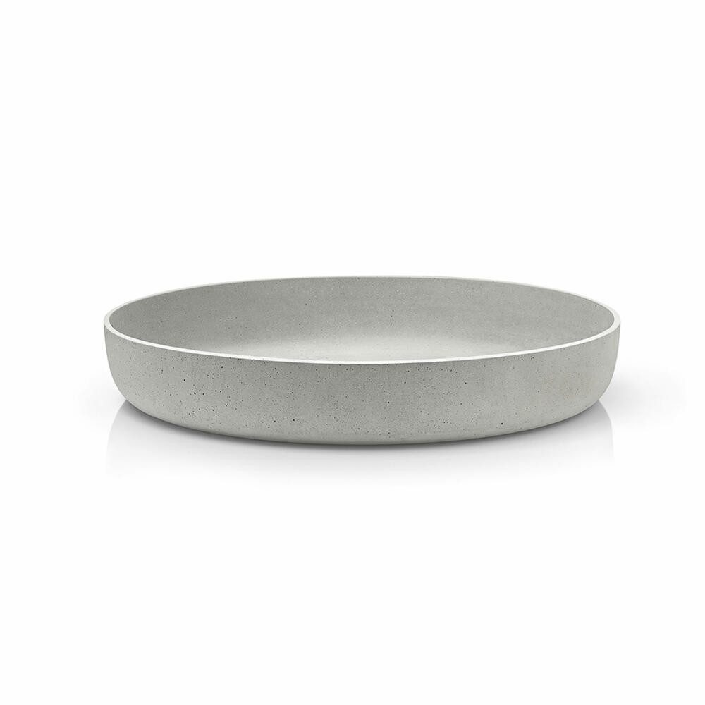 blomus Dekoschale Moon Dekoschale, Klein, Deko Servier Tablett, Polystone, Beton, Ø 40, (Kein Set)