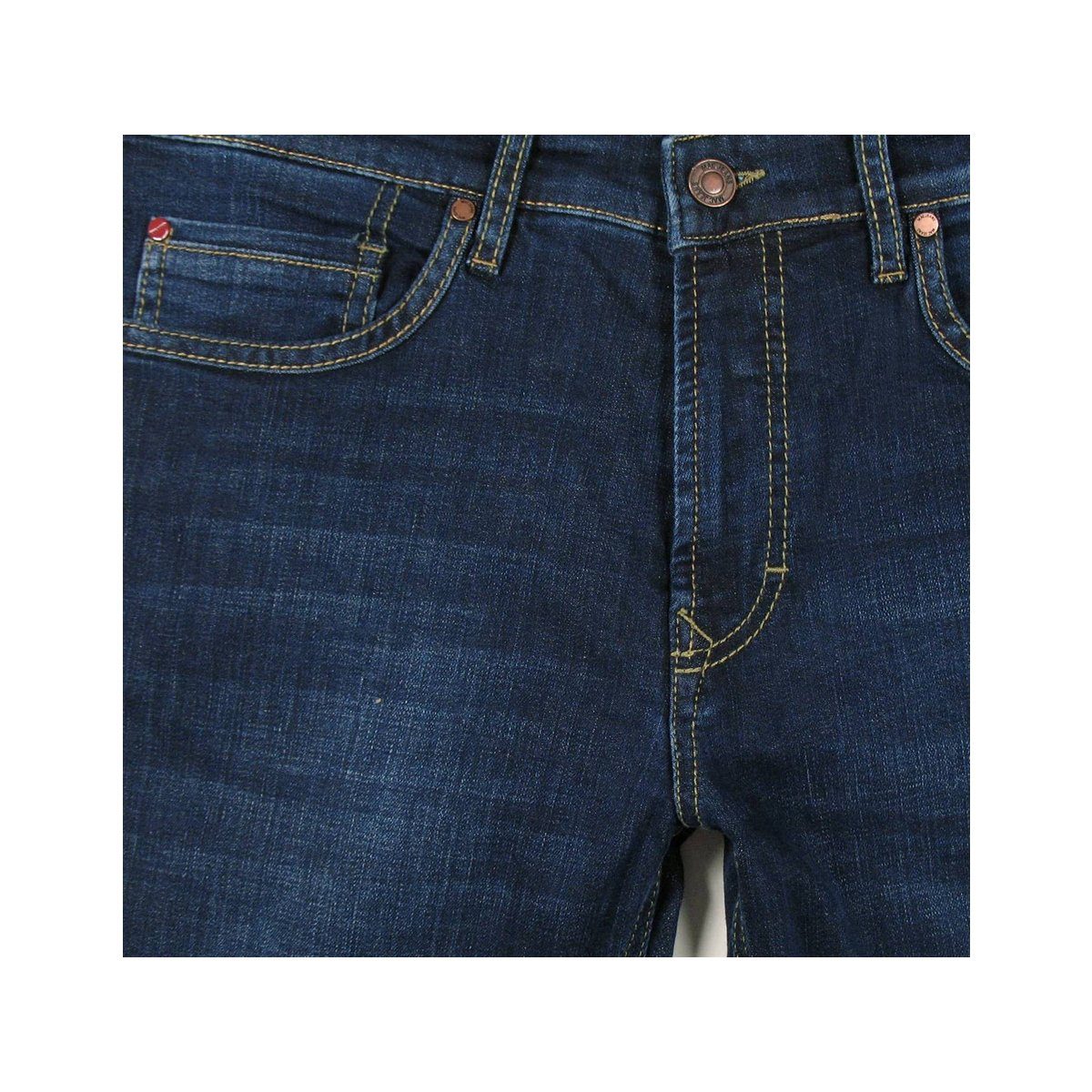 blau (1-tlg) 5-Pocket-Jeans MAC