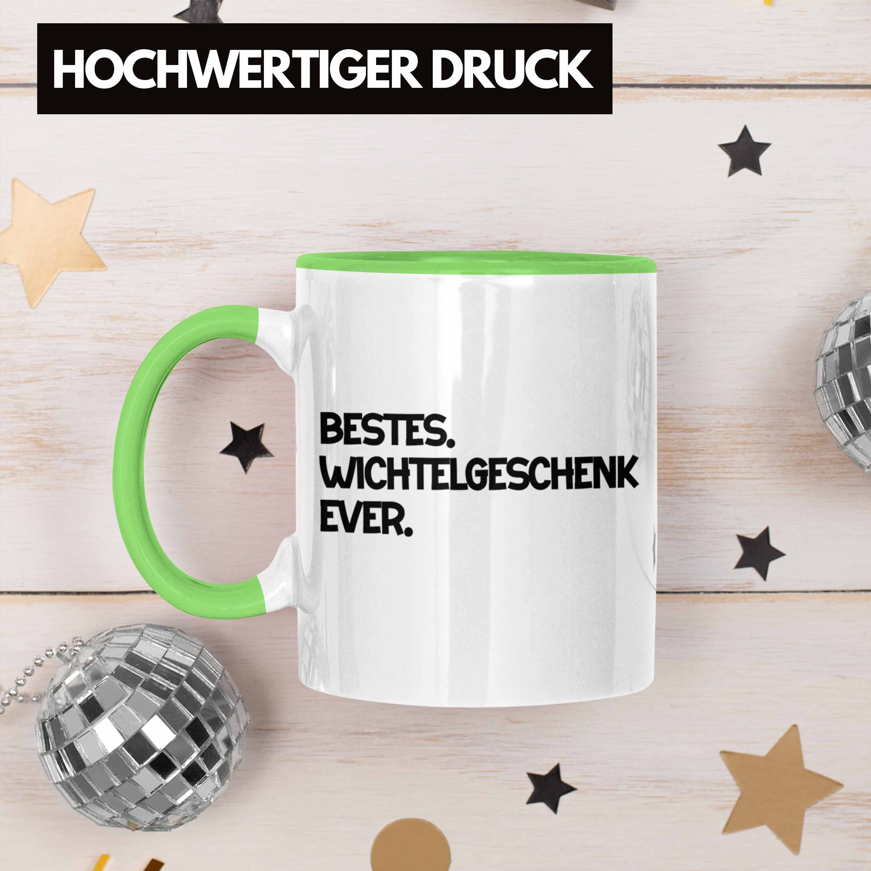 Best für Wichteln Kollegen Trendation Tasse Weihnachten Frauen Geschenk Grün Wichtelgeschenk