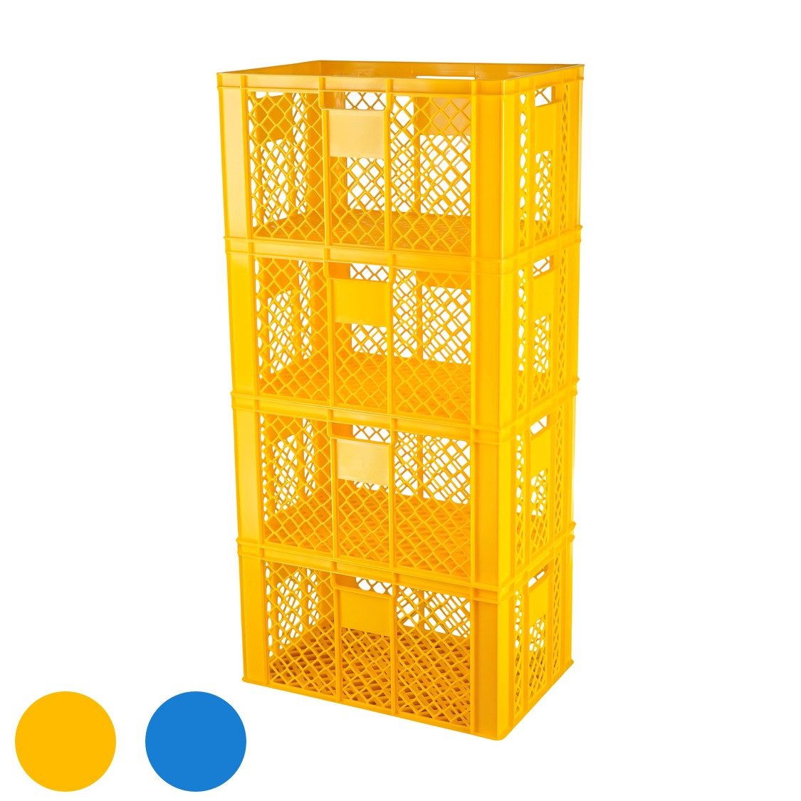 Logiplast Stapelbox 4 Stück Bäckerkisten / Brotkisten 600 x 400 x 320 mm
