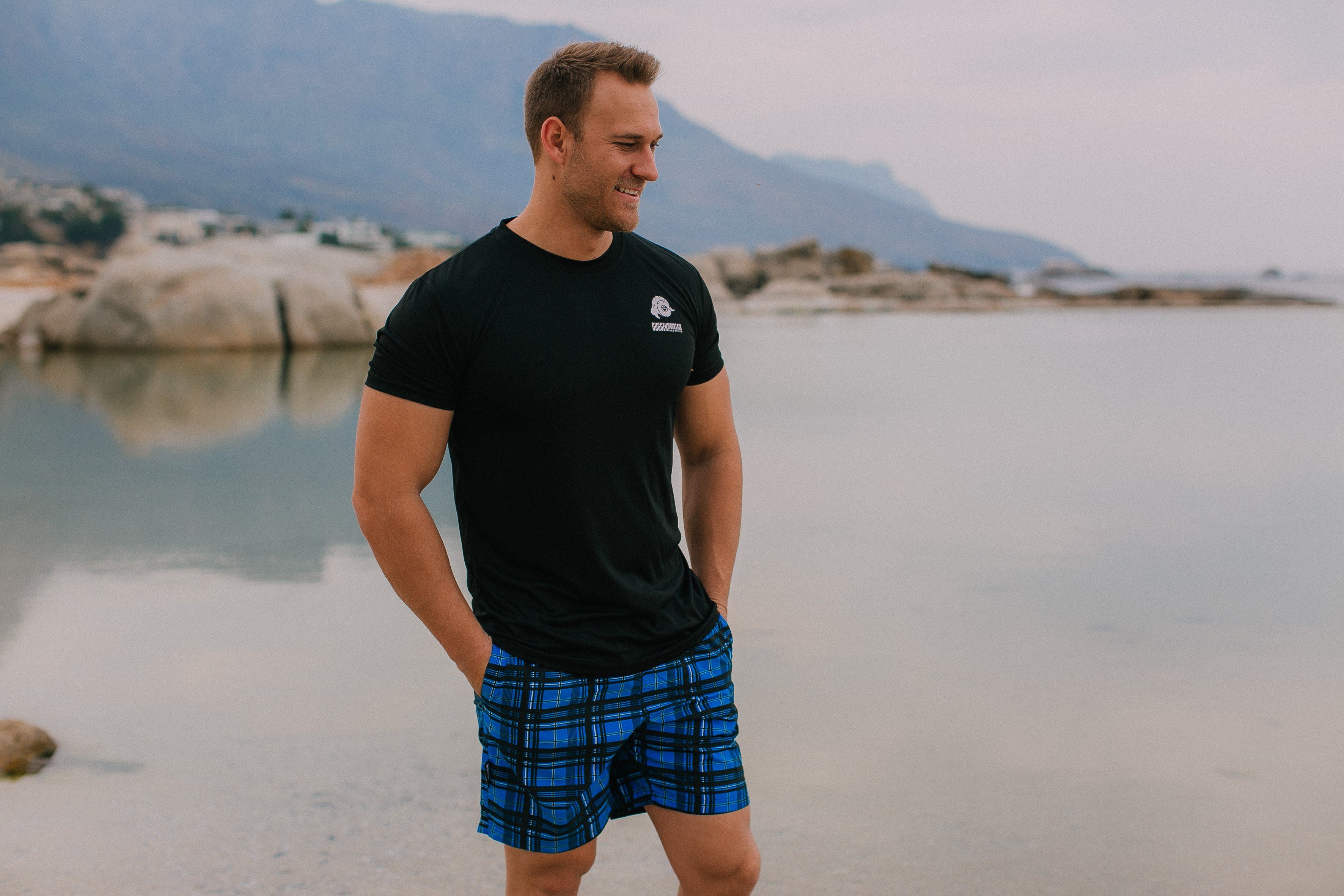 GUGGEN Mountain Badeshorts Badehose Herren Badeshorts günstig online kaufen