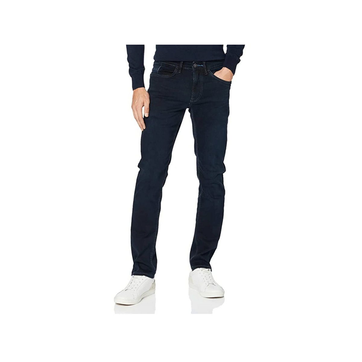Hattric 5-Pocket-Jeans kombi Black (1-tlg) Blue