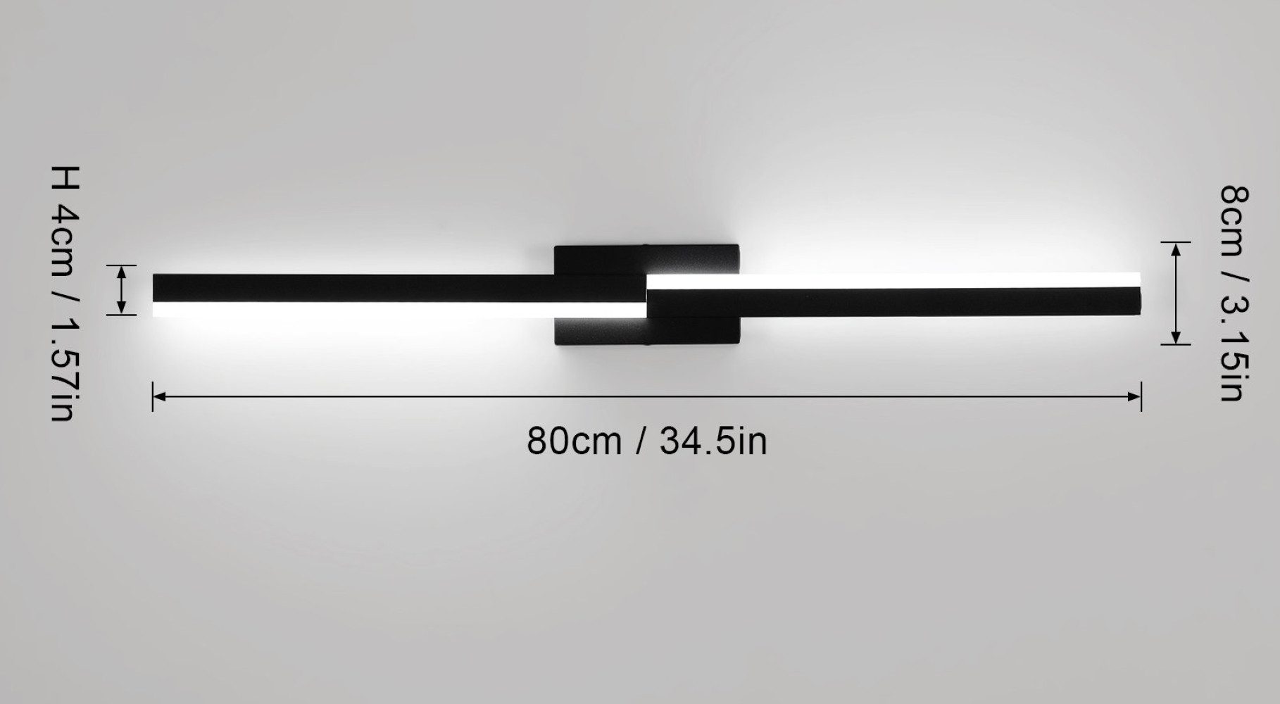 Goeco Wandleuchte Indoor LED Wandleuchte, minimalismus Acryl-Wandlampe, LED günstig online kaufen