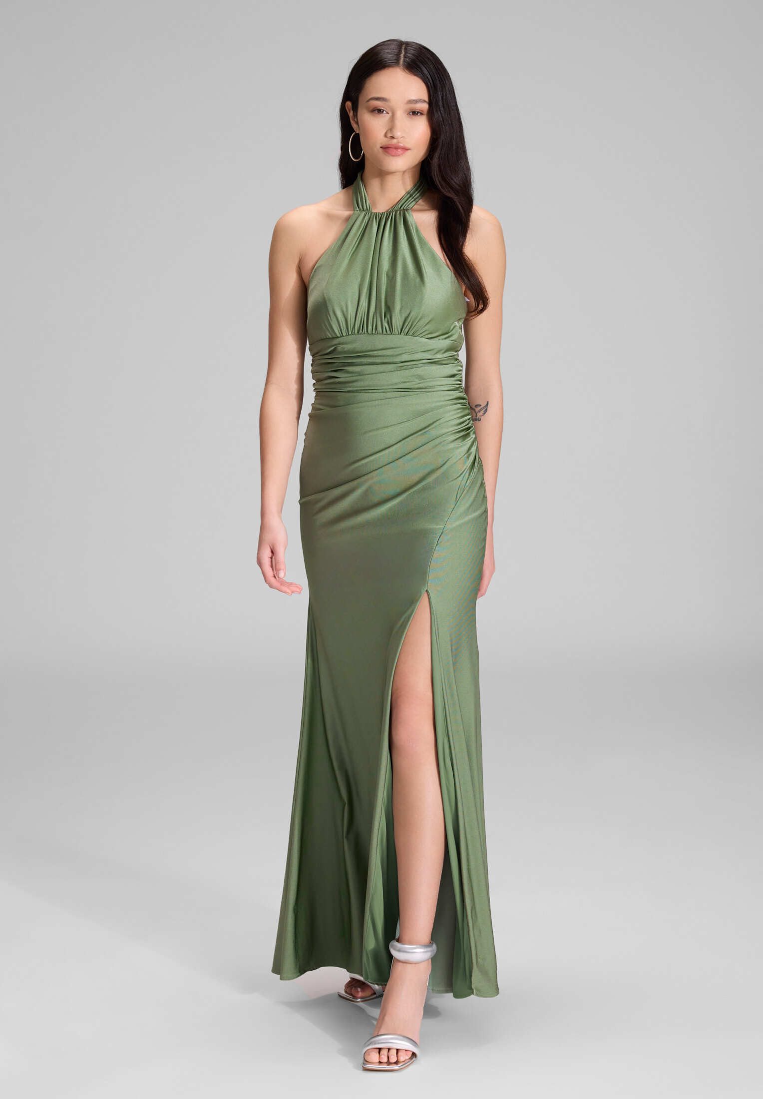 Hey Kyla Abendkleid - Figurbetontes Neckholder-Kleid aus Jersey Figurbetont günstig online kaufen