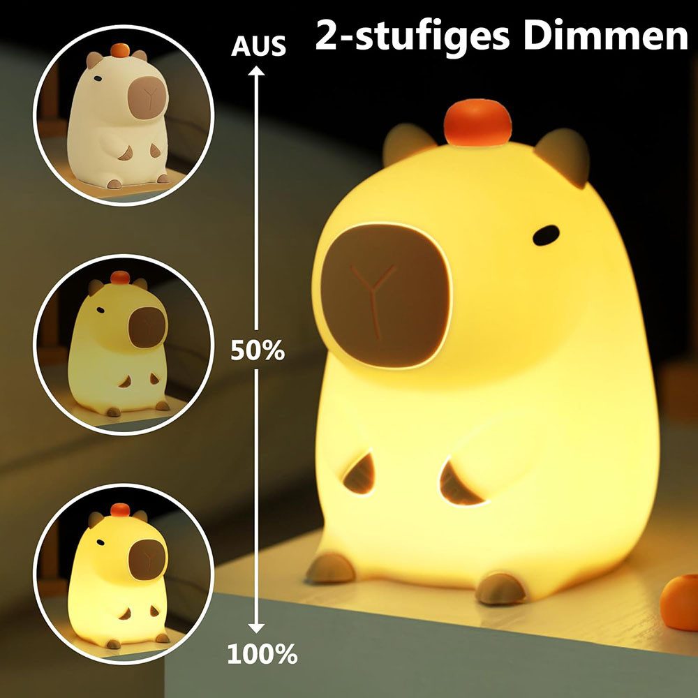 Jibenhome Nachttischlampe Capybara/Enten Nachtlicht für Kinder, günstig online kaufen