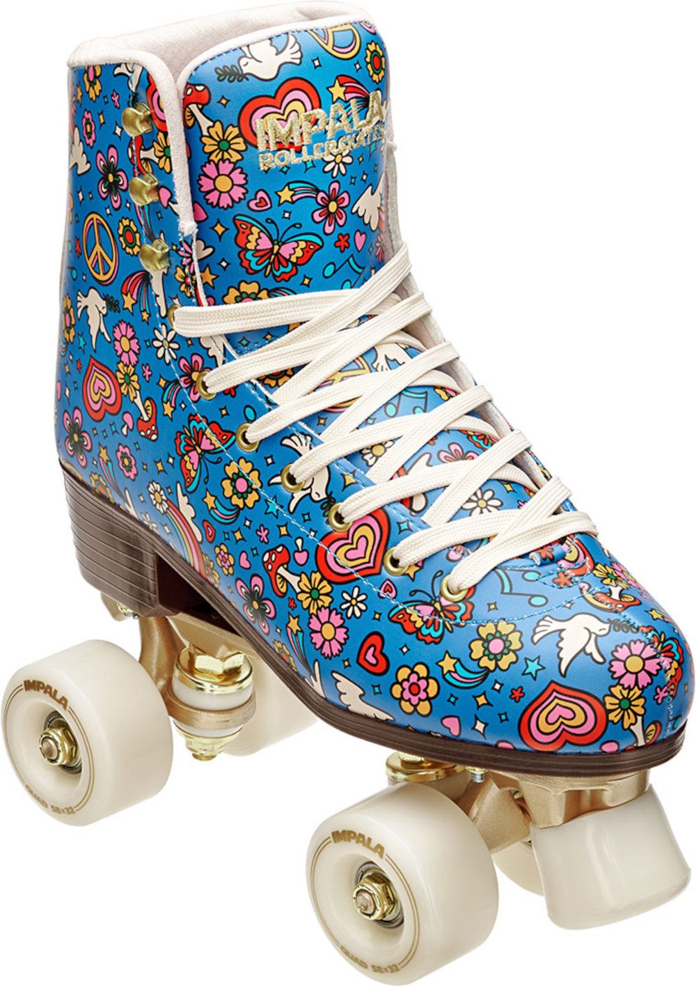 Impala Rollschuhe IMPALA QUAD SKATE Kinder Rollschuh harmony blue