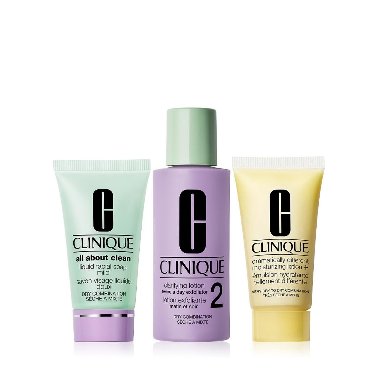 CLINIQUE Уход за лицом-Set Mini Step 2 Kits 3 = All About Clean Facial Soap 30 ml + Clarify