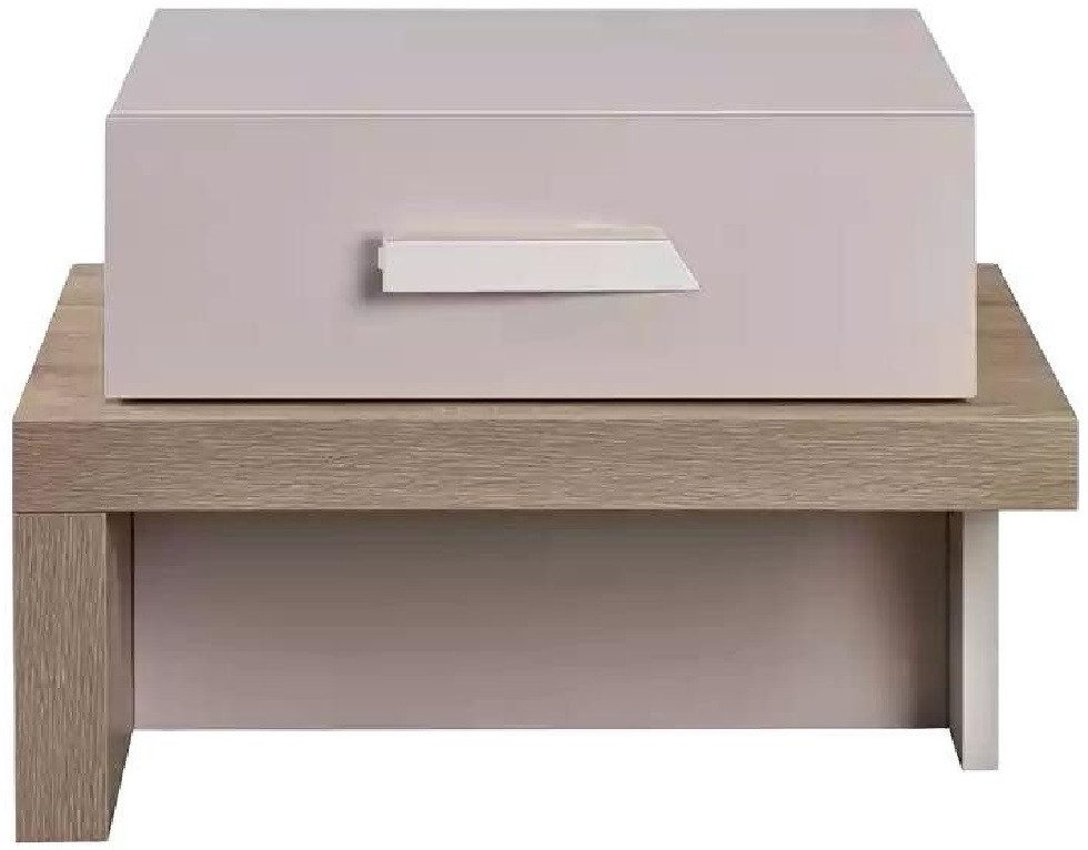 Xlmoebel Nachttisch Rosa Holz-Nachttisch für Kinderzimmer mit Stauraum und Tischplatte (1-St., Nachttisch), Hergestellt in Europa