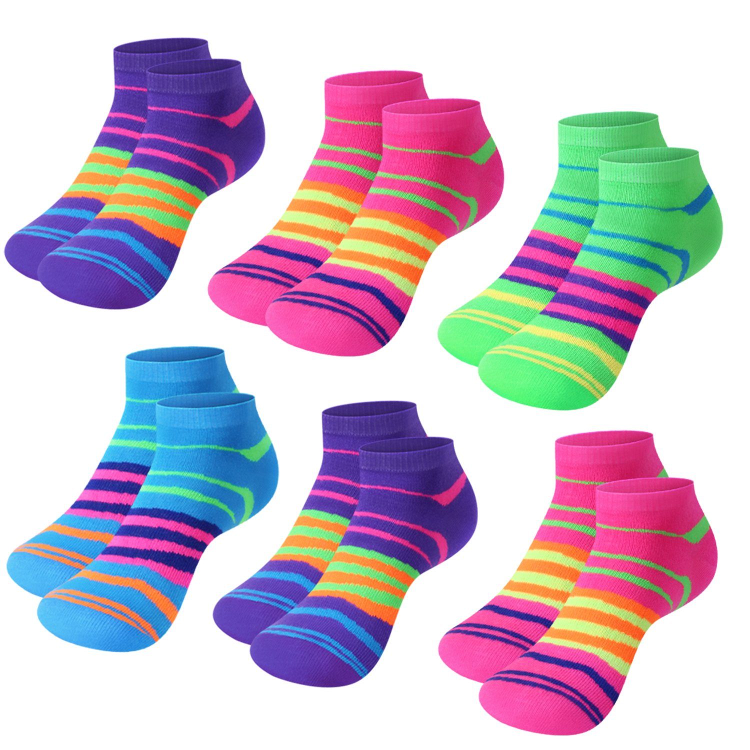 Nenofarben Füßlinge Sneaker (12er-Pack) Sneakersocken 92238 Socken Libella