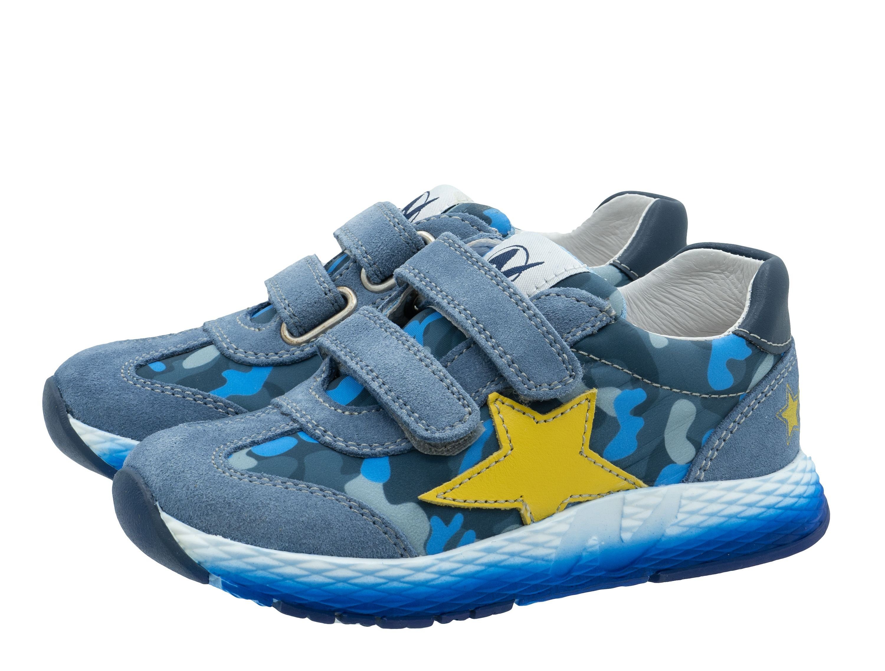 Sneaker Naturino Naturino Blau mit Leder Smug für 1C54 Stern Sneaker Kinder