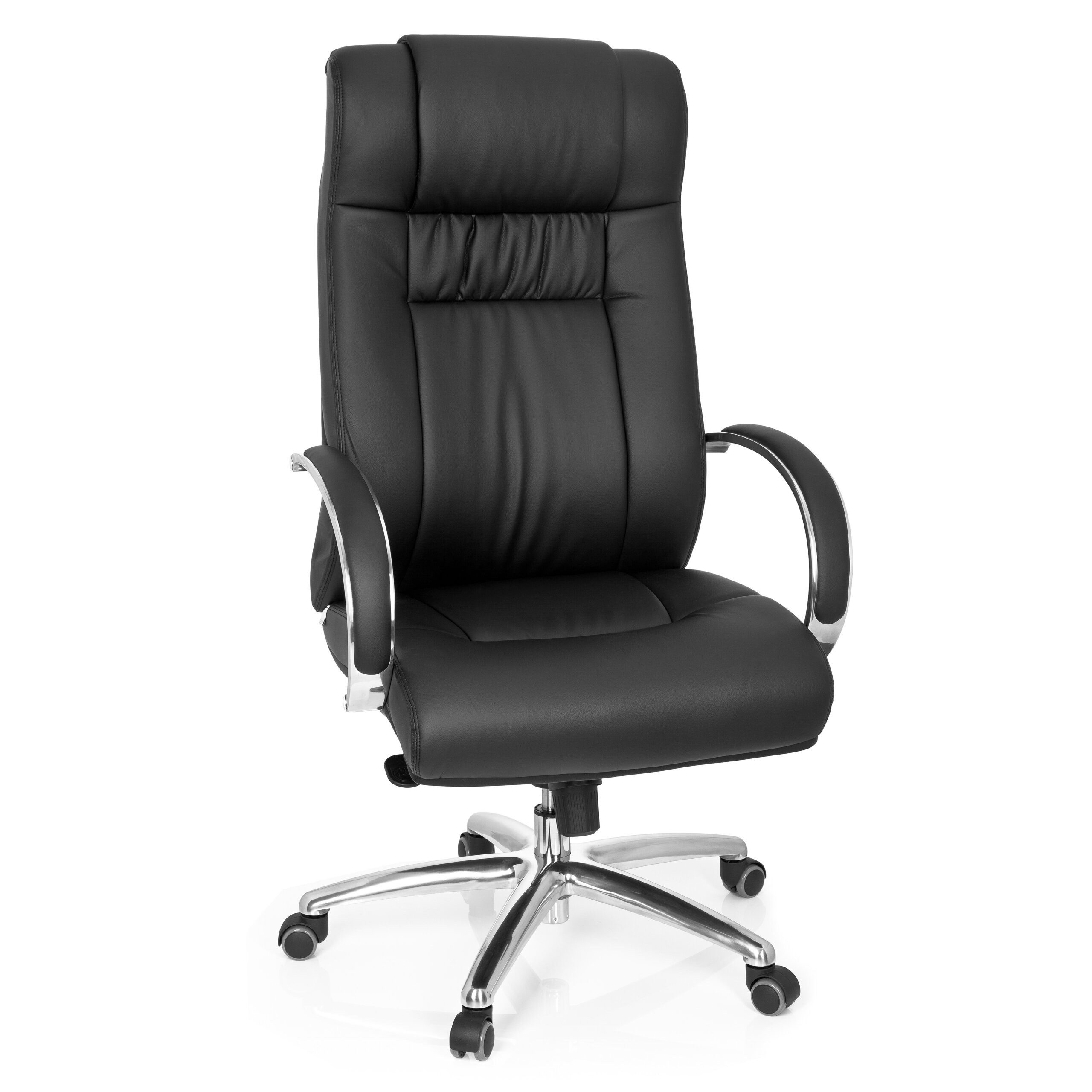 hjh OFFICE Drehstuhl XXL Drehstuhl Xxl G 600 Kunstleder mit Armlehnen (1 St), XXL Chefsessel Bürostuhl ergonomisch