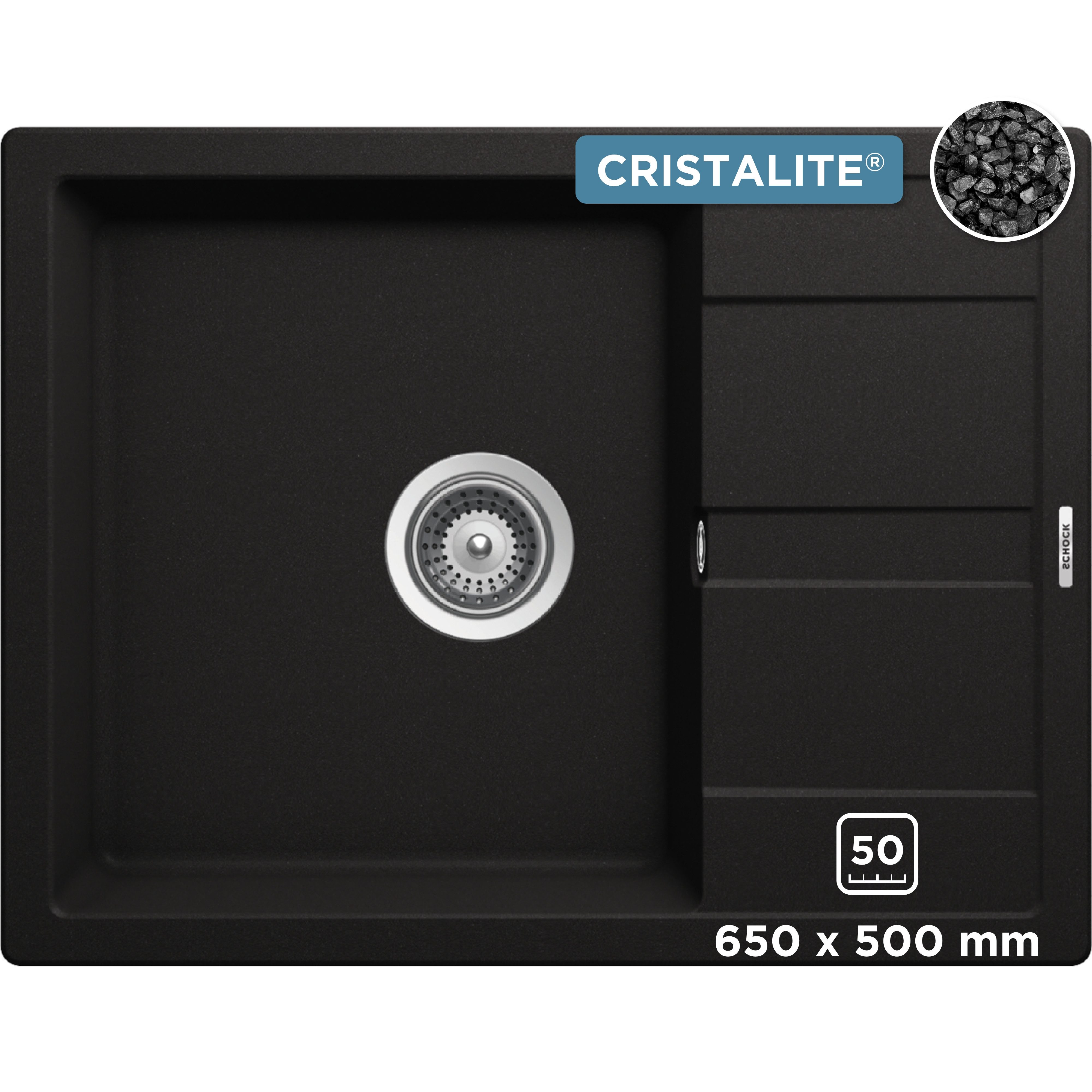 Schock Granitspüle Lucca Plus, rechteckig, 65/50 cm