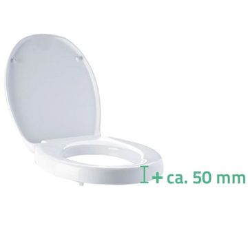 Ridder WC-Aufstehhilfe WC-Sitz mit Absenkautomatik Premium Weiß A0070700