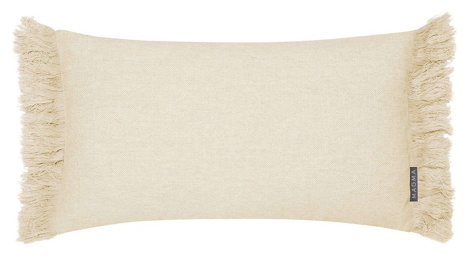 Stück) cm, 50 Heimtex Kissenhülle (1 TINE, x Beige, Unifarben, 30 Baumwolle, Magma