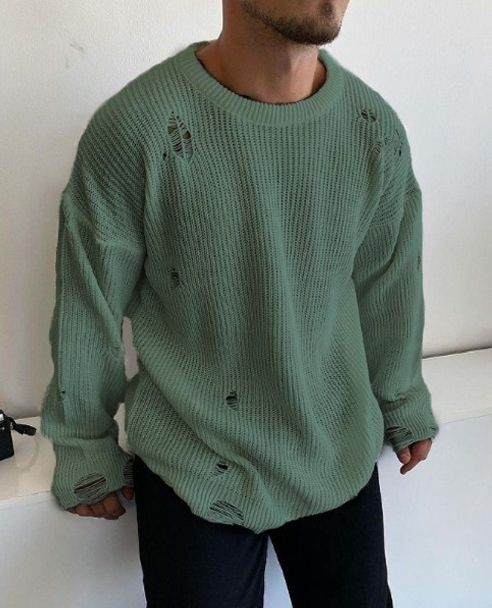 OSSY HOMER Strickpullover Männer Knit mit günstig online kaufen