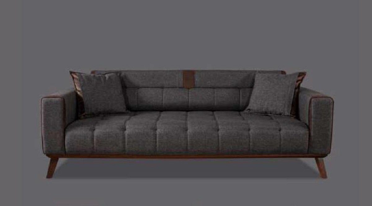JVmoebel Sofa Moderne Teile Sofa Textil Couch 3tlg., 3 Sofagarnitur Wohnzimmer 3+3+1