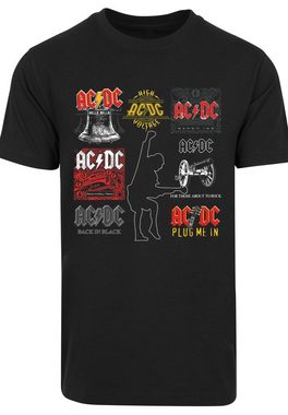 F4NT4STIC T-Shirt ACDC Album Covers Herren,Premium Merch,Regular-Fit,Basic,Bandshirt