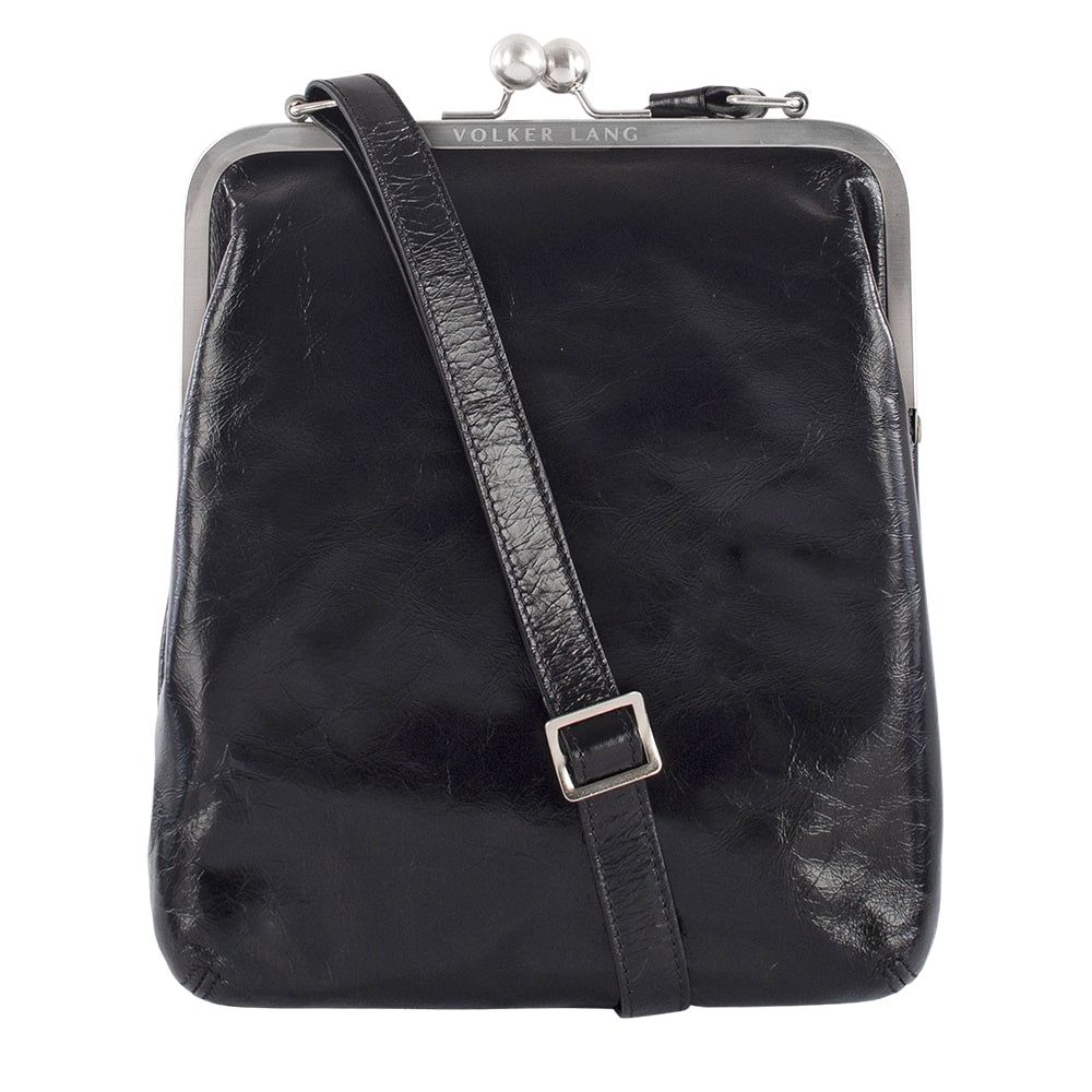 VOLKER LANG Schultertasche LOLA  Elegante Damen Bügeltasche aus italienisch günstig online kaufen