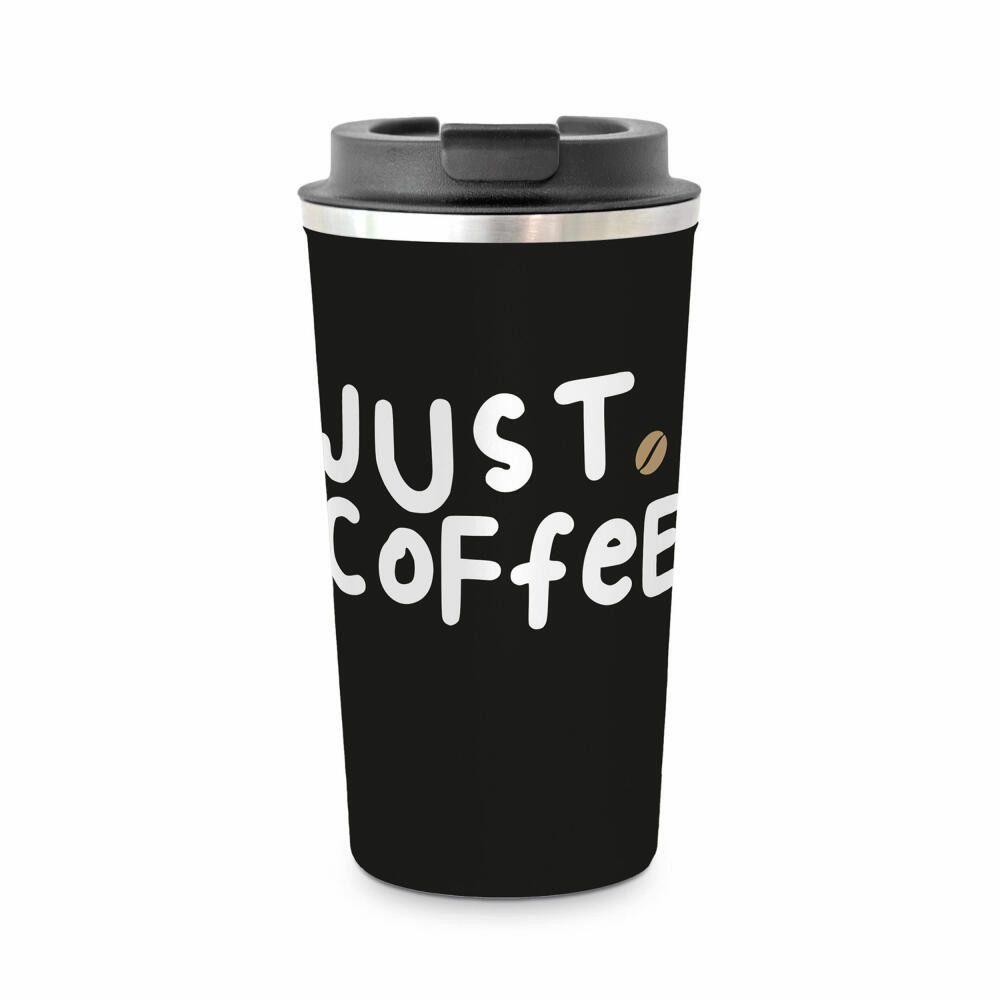 PPD Coffee-to-go-Becher Just Coffee Coffee2go, 450 ml, Edelstahl