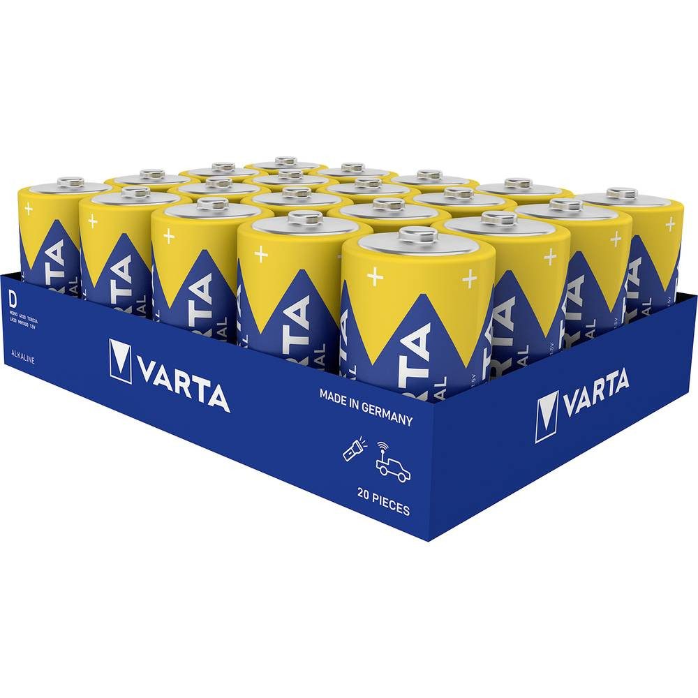 VARTA Mono (D)-Batterie Alkali-Mangan 16500 mAh 1.5 V 20 St. 04020211111 Batterie