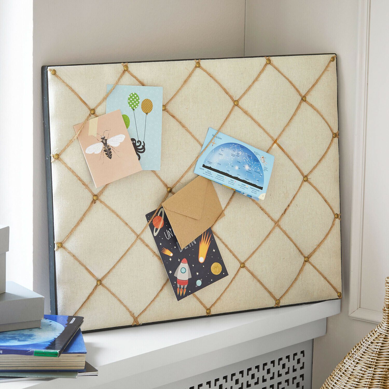 Mirabeau Memoboard Memoboard Oaklynne creme/gold, Memoboard ohne Deko