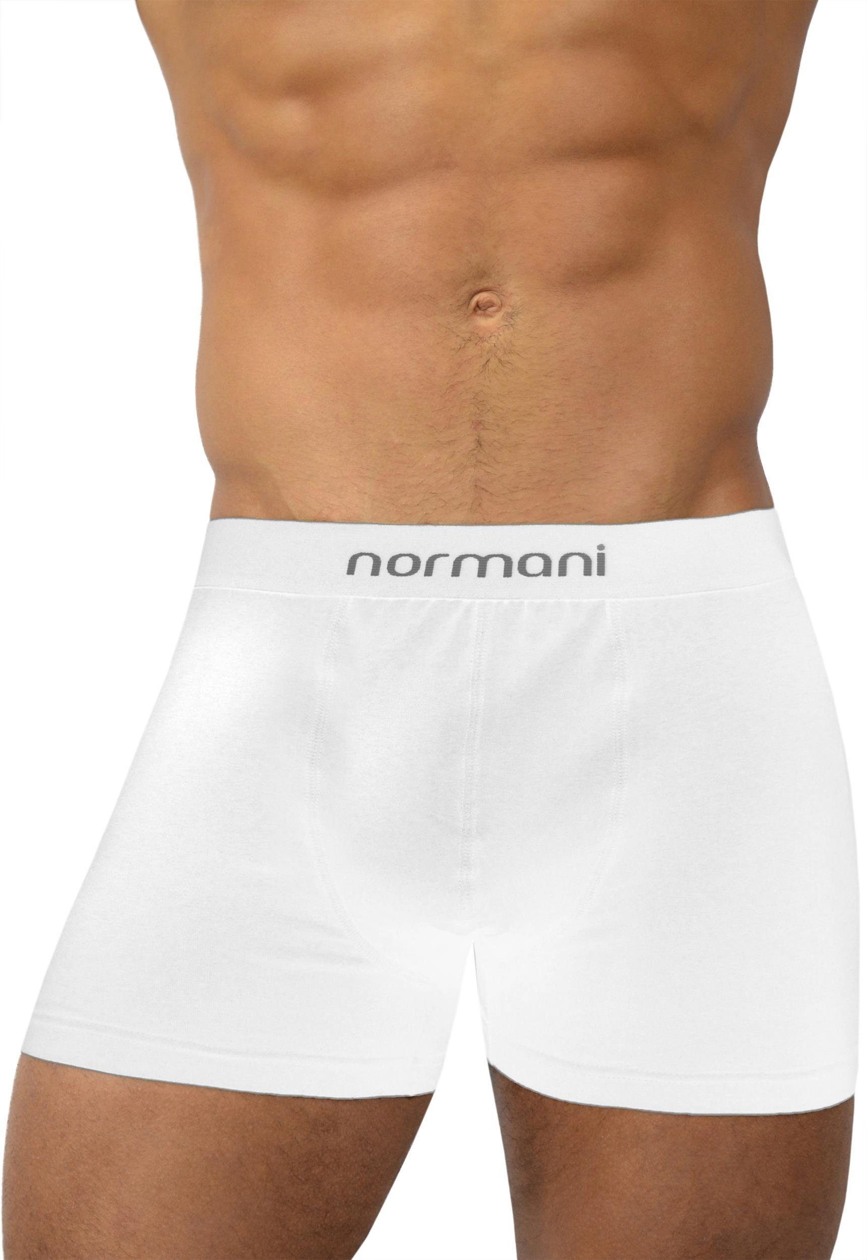 Unterhose 6 Stück Baumwolle Retro Retro White normani Boxershorts Baumwolle Boxer aus aus Basic atmungsaktiver