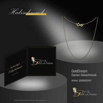 GoldDream Goldkette GoldDream Damen Colliers Halskette 42cm (Collier), Damen Colliers Halskette 42cm, 333 Gelbgold - 8 Karat, Farbe: goldfarb
