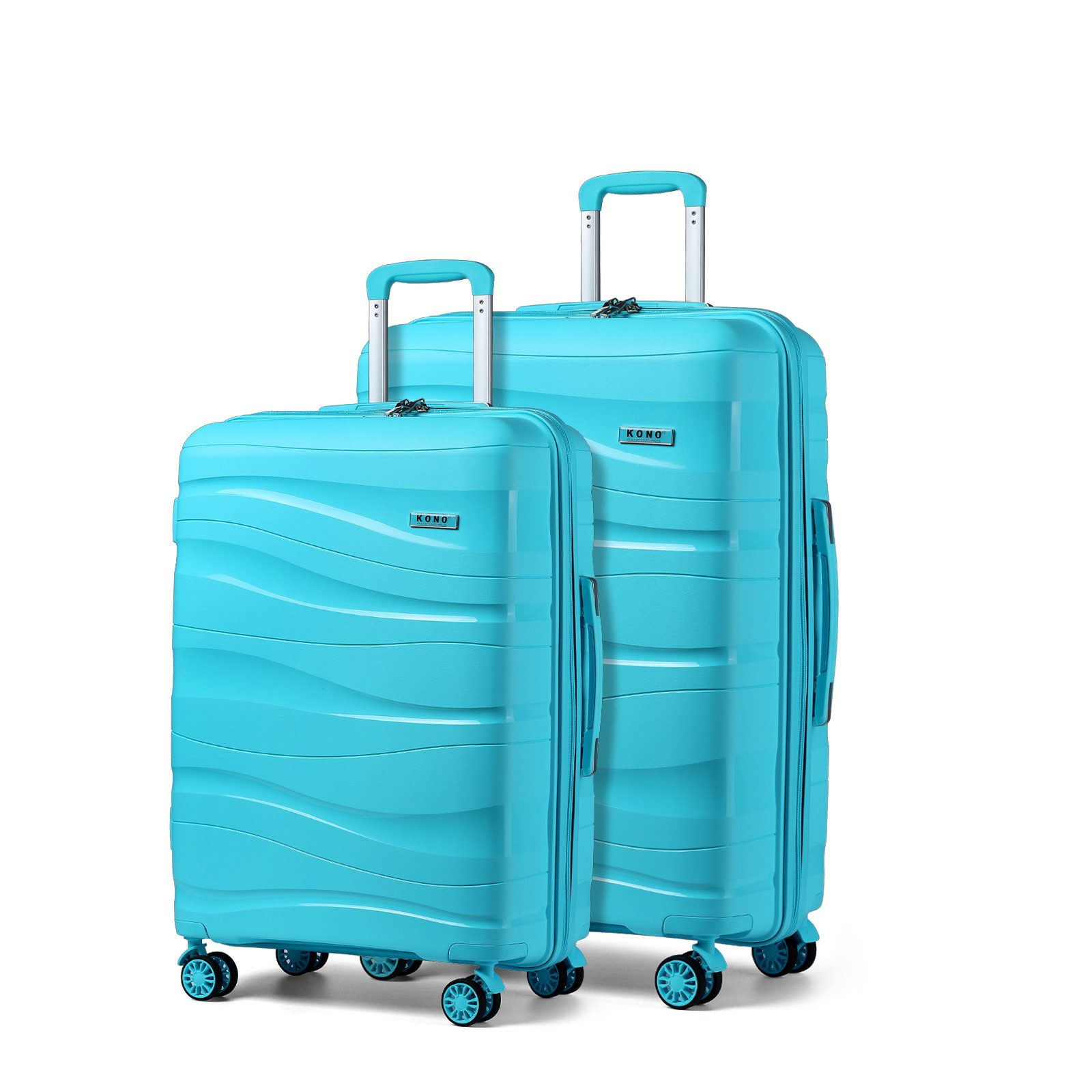 KONO Handgepäck-Trolley Leicht Hartschalenkoffer Reisekoffer mit 4 Rollen u günstig online kaufen