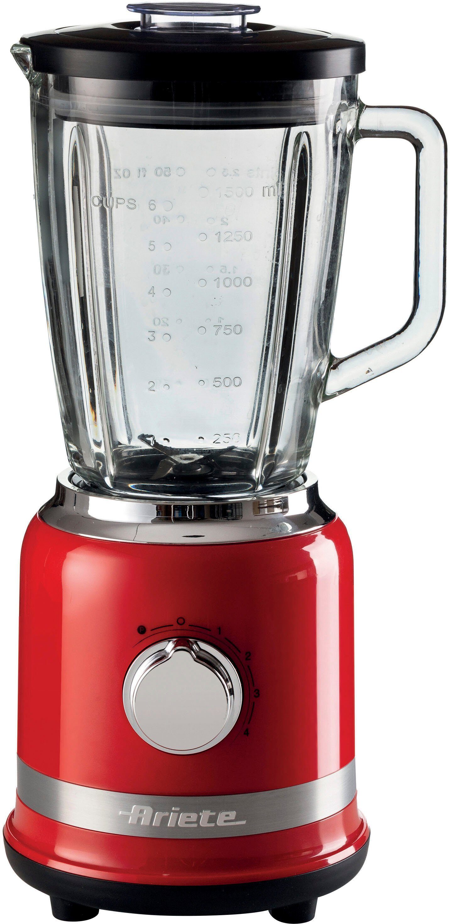 Ariete Standmixer 585R Moderna rot, 1,5 L, 1000 W