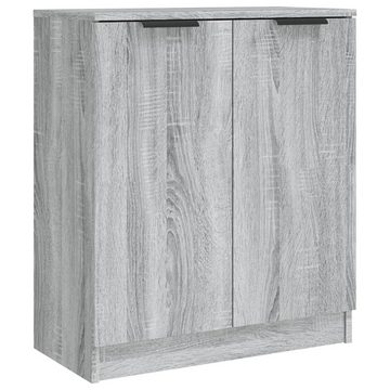 furnicato Sideboard 3-tlg. Grau Sonoma Eiche-Optik Holzwerkstoff