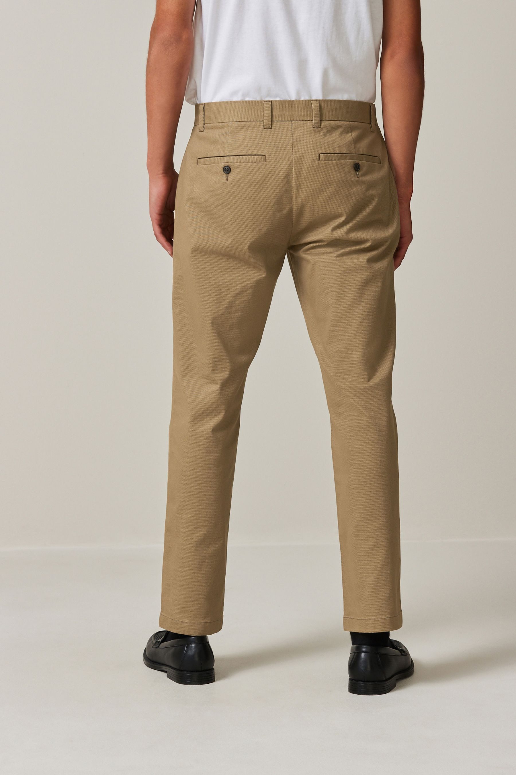Next Chinohose Gemusterte weiche Chinohose mit günstig online kaufen