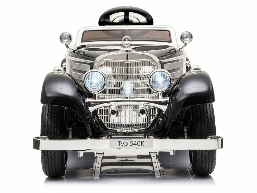 BoGi Elektro-Kinderauto Mercedes Oldtimer 540K Kinderfahrzeug 4x45W 12V Ledersitz EVA Reifen